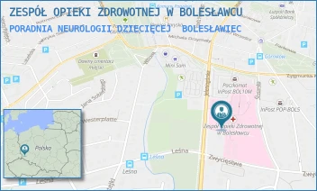 PORADNIA NEUROLOGII DZIECIĘCEJ - ZESPÓŁ OPIEKI ZDROWOTNEJ W BOLESŁAWCU - JELENIOGÓRSKA 4, BOLESŁAWIEC