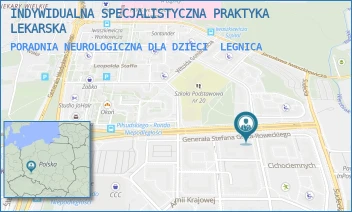 PORADNIA NEUROLOGICZNA DLA DZIECI - INDYWIDUALNA SPECJALISTYCZNA PRAKTYKA LEKARSKA - UL. GEN. STEFANA GROTA-ROWECKIEGO 33/1,  LEGNICA