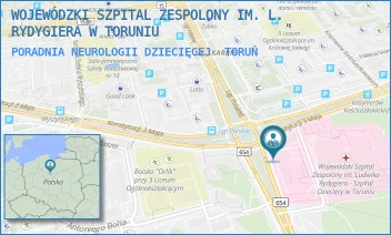 PORADNIA NEUROLOGII DZIECIĘCEJ - WOJEWÓDZKI SZPITAL ZESPOLONY IM. L. RYDYGIERA W TORUNIU - KONSTYTUCJI 3 MAJA 40/-,  TORUŃ