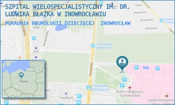 PORADNIA NEUROLOGII DZIECIĘCEJ - SZPITAL WIELOSPECJALISTYCZNY IM. DR. LUDWIKA BŁAŻKA W INOWROCŁAWIU - POZNAŃSKA 97,  INOWROCŁAW