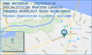 PORADNIA NEUROLOGICZNA DLA DZIECI - ANNA WACHOWIAK - INDYWIDUALNA SPECJALISTYCZNA PRAKTYKA LEKARSKA - PORADNIA NEUROLOGII WIEKU ROZWOJOWEGO - WOJSKA POLSKIEGO 3A,  WŁOCŁAWEK