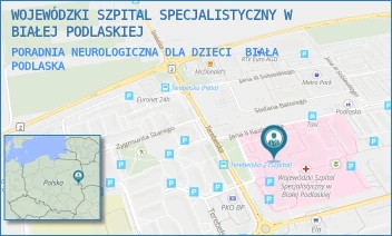 PORADNIA NEUROLOGICZNA DLA DZIECI - WOJEWÓDZKI SZPITAL SPECJALISTYCZNY W BIAŁEJ PODLASKIEJ - TEREBELSKA 57-65,  BIAŁA PODLASKA