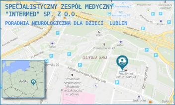 PORADNIA NEUROLOGICZNA DLA DZIECI - SPECJALISTYCZNY ZESPÓŁ MEDYCZNY "INTERMED" SP. Z O.O. - GŁOWACKIEGO 35,  LUBLIN