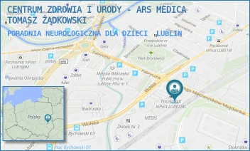 PORADNIA NEUROLOGICZNA DLA DZIECI - CENTRUM ZDROWIA I URODY - ARS MEDICA TOMASZ ŻĄDKOWSKI - WOLSKA 11,  LUBLIN