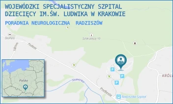 PORADNIA NEUROLOGICZNA - WOJEWÓDZKI SPECJALISTYCZNY SZPITAL DZIECIĘCY IM.ŚW. LUDWIKA W KRAKOWIE - UL. PODLESIE 173, RADZISZÓW
