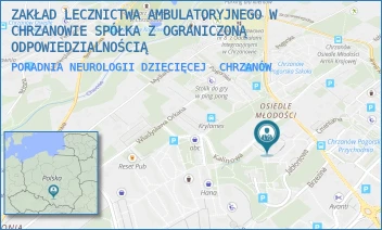 PORADNIA NEUROLOGII DZIECIĘCEJ - ZAKŁAD LECZNICTWA AMBULATORYJNEGO W CHRZANOWIE SPÓŁKA Z OGRANICZONĄ ODPOWIEDZIALNOŚCIĄ - UL. KALINOWA 7,  CHRZANÓW