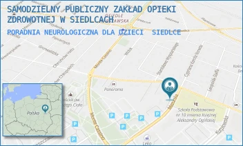 PORADNIA NEUROLOGICZNA DLA DZIECI - SAMODZIELNY PUBLICZNY ZAKŁAD OPIEKI ZDROWOTNEJ W SIEDLCACH - MAZURSKA 1, SIEDLCE