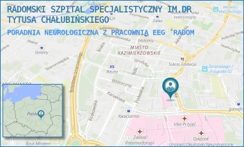 PORADNIA NEUROLOGICZNA Z PRACOWNIĄ EEG - RADOMSKI SZPITAL SPECJALISTYCZNY IM. DR TYTUSA CHAŁUBIŃSKIEGO - LEKARSKA 4, RADOM