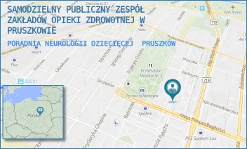 PORADNIA NEUROLOGII DZIECIĘCEJ - SAMODZIELNY PUBLICZNY ZESPÓŁ ZAKŁADÓW OPIEKI ZDROWOTNEJ W PRUSZKOWIE - DRZYMAŁY 19/21,  PRUSZKÓW