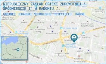 GABINET LEKARSKI NEUROLOGII DZIECIĘCEJ - NIEPUBLICZNY ZAKŁAD OPIEKI ZDROWOTNEJ " ŚRÓDMIEŚCIE 1" W RADOMIU - STASZICA 6/8,  RADOM
