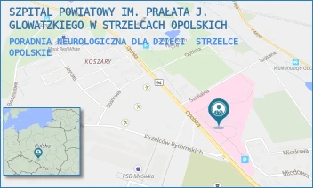 PORADNIA NEUROLOGICZNA DLA DZIECI - SZPITAL POWIATOWY IM. PRAŁATA J. GLOWATZKIEGO W STRZELCACH OPOLSKICH - UL. OPOLSKA 36,  STRZELCE OPOLSKIE