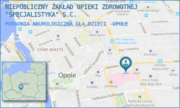 PORADNIA NEUROLOGICZNA DLA DZIECI - NIEPUBLICZNY ZAKŁAD OPIEKI ZDROWOTNEJ SPECJALISTYKA S.C. SPOLMED S.C. - UL. OZIMSKA 20,  OPOLE