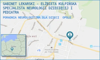 PORADNIA NEUROLOGICZNA DLA DZIECI - GABINET LEKARSKI - ELŻBIETA KULPIŃSKA SPECJALISTA NEUROLOGII DZIECIĘCEJ I PEDIATRA - UL. 1-GO MAJA 9/49,  OPOLE