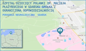 PORADNIA NEUROLOGICZNA - SZPITAL DZIECIĘCY POLANKI IM. MACIEJA PŁAŻYŃSKIEGO W GDAŃSKU SPÓŁKA Z OGRANICZONĄ ODPOWIEDZIALNOŚCIĄ - UL. POLANKI 119,  GDAŃSK