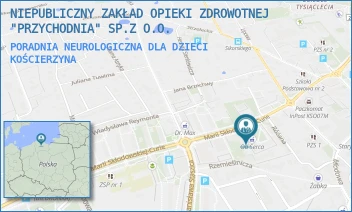 PORADNIA NEUROLOGICZNA DLA DZIECI - NIEPUBLICZNY ZAKŁAD OPIEKI ZDROWOTNEJ "PRZYCHODNIA" SP.Z O.O. - UL. MARII SKŁODOWSKIEJ-CURIE 7,  KOŚCIERZYNA