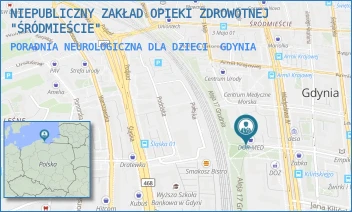 PORADNIA NEUROLOGICZNA DLA DZIECI - NIEPUBLICZNY ZAKŁAD OPIEKI ZDROWOTNEJ "ŚRÓDMIEŚCIE" - UL. ŻWIRKI I WIGURY 14,  GDYNIA
