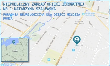 PORADNIA NEUROLOGICZNA DLA DZIECI MIŁOSZA - NIEPUBLICZNY ZAKŁAD OPIEKI ZDROWOTNEJ NR 1 KATARZYNA SZALEWSKA - UL. CZESŁAWA MIŁOSZA 3,  RUMIA