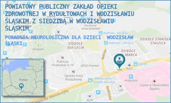 PORADNIA NEUROLOGICZNA DLA DZIECI - SZPITAL POWIATOWY W WODZISŁAWIU ŚLĄSKIM - UL. 26 MARCA 164,  WODZISŁAW ŚLĄSKI