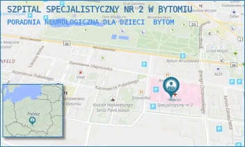 PORADNIA NEUROLOGICZNA DLA DZIECI - SZPITAL SPECJALISTYCZNY NR 2 W BYTOMIU - UL. BATOREGO 15,  BYTOM
