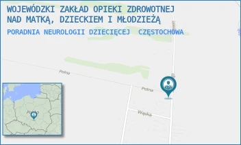 PORADNIA NEUROLOGII DZIECIĘCEJ - WOJEWÓDZKI ZAKŁAD OPIEKI ZDROWOTNEJ NAD MATKĄ, DZIECKIEM I MŁODZIEŻĄ - UL. SOBIESKIEGO 7A,  CZĘSTOCHOWA