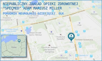 PORADNIA NEUROLOGII DZIECIĘCEJ - NIEPUBLICZNY ZAKŁAD OPIEKI ZDROWOTNEJ "SPECMED" ADAM MARIUSZ MILLER - GDAŃSKA 17,  EŁK