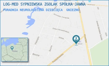 PORADNIA NEUROLOGICZNA DZIECIĘCA - LOG-MED SPÓŁKA Z OGRANICZONĄ ODPOWIEDZIALNO - UL. PUSTACHOWSKA 1,  GNIEZNO