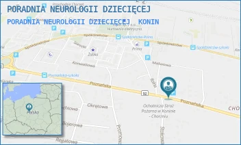 PORADNIA NEUROLOGII DZIECIĘCEJ - PORADNIA NEUROLOGII DZIECIĘCEJ - POZNAŃSKA 116,  KONIN