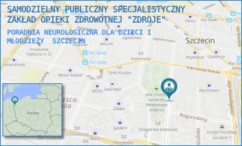 PORADNIA NEUROLOGICZNA DLA DZIECI I MŁODZIEŻY - SAMODZIELNY PUBLICZNY SPECJALISTYCZNY ZAKŁAD OPIEKI ZDROWOTNEJ "ZDROJE" W SZCZECINIE - ŚW. WOJCIECHA 7, SZCZECIN